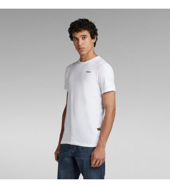 G-Star T-shirt Slim Base blanc