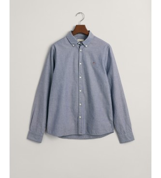 Gant Camicia da ragazzi con scudo Oxford blu