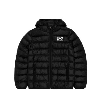 EA7 Down jacket Core Identity foldable down jacket black