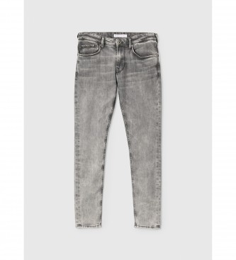 Pepe Jeans Calas de ganga cintura baixa Finsbury cinzentas