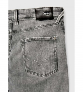 Pepe Jeans Jeans Finsbury Low Waist gris