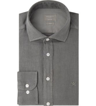 Hackett London Garment Dye grn skjorte