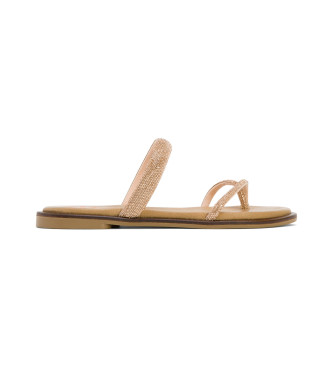 porronet Cali lder sandaler bronze