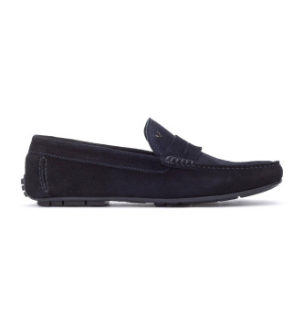 Martinelli Mocassins en cuir Pacific navy