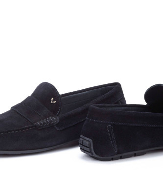 Martinelli Mocassins en cuir Pacific navy