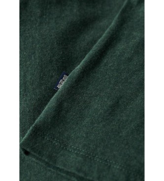 Superdry T-shirt de algodo orgnico com logtipo Verde essencial