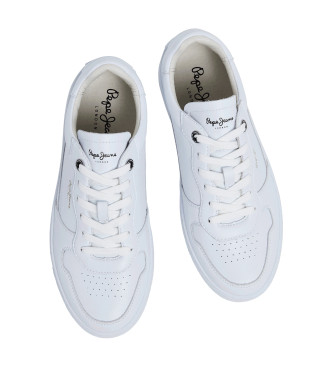 Pepe Jeans Camden Class M sapatos de couro branco
