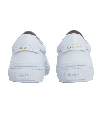 Pepe Jeans Camden Class M leather shoes white