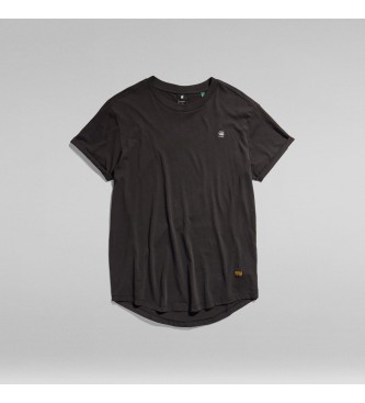 G-Star T-shirt nera con ciglia larghe