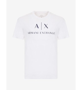 Armani Exchange Camiseta de punto regular fit blanco