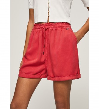 Pepe Jeans Pantaln Corto Brigitte rojo