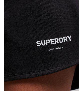 Superdry Tekaške hlače Core Sport črne