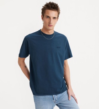 Levi's T-shirt blu navy vintage con linguetta rossa