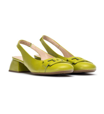 Wonders Green Maya Leather Shoes