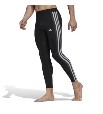 adidas Techfit Training 3-Stripes Lange Panty Zwart