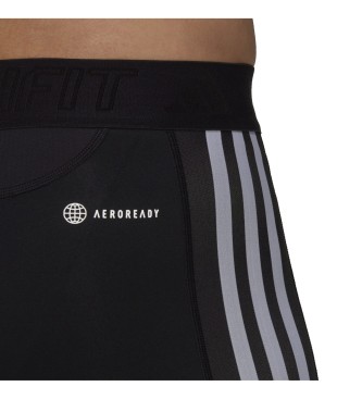 adidas Techfit Training 3-Stripes Lange Panty Zwart