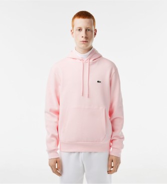 Lacoste Sweatshirt com capuz rosa