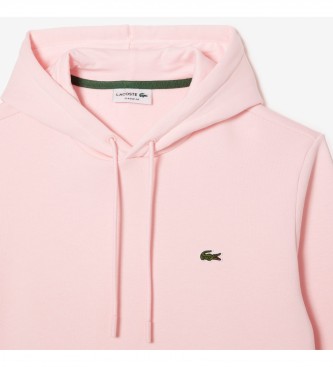 Lacoste Joggersweatshirt med htte pink