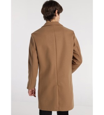 Lois Jeans  Brown coat with lapels