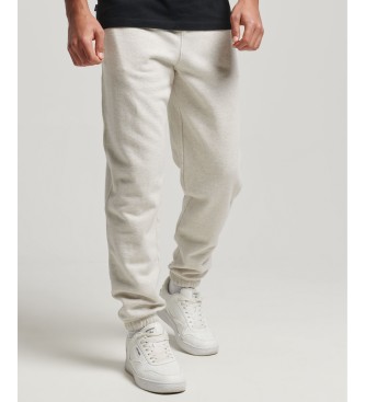 Superdry Jogger hlače Essential prepletene sive barve