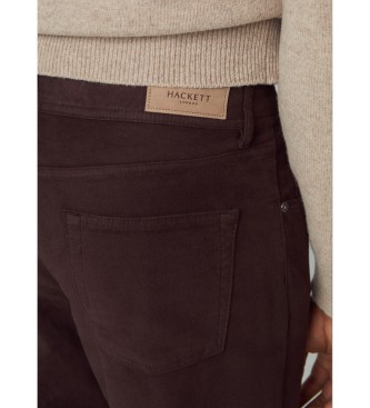 Hackett London Moleskin trousers 5Pkt brown