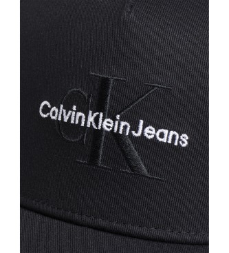 Calvin Klein Jeans Bon Mono Logo preto