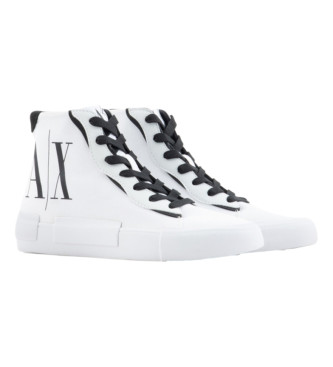 Armani Exchange Trainers High Top Ax white