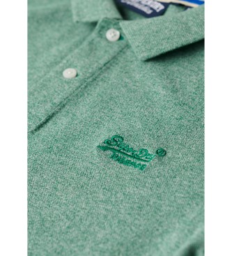 Superdry Klasična pique polo majica zelena