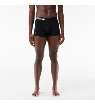 Lacoste Pakke med 3 boxershorts i sort, navy og bomuld med stretch