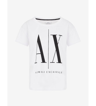 Armani Exchange Camiseta de manga corta blanco