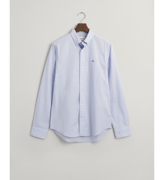 Gant Slim fit blauw poplin overhemd