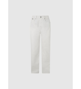 Pepe Jeans Jeansy Loose St Hw biały