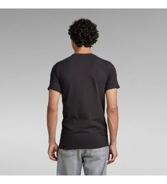 G-Star Slank Base T-shirt zwart