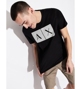 Armani Exchange Quadrate T-shirt schwarz