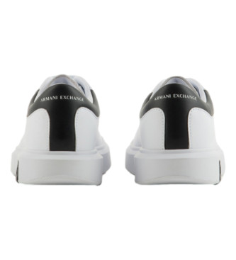 Armani Exchange Action Leather Sneakers white