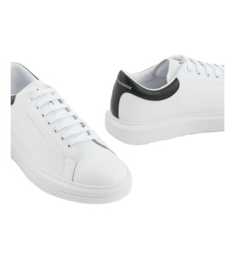 Armani Exchange Action Leren Sneakers Wit