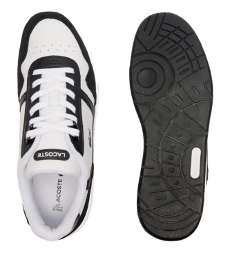 Lacoste Lder T-Clip Sneakers med logo sort