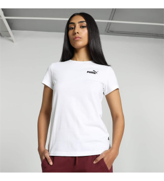 Puma T-shirt Essentials Logo Klein wei
