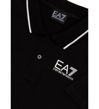 EA7 Core Identity polo shirt black