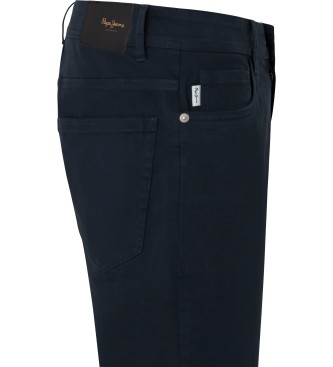 Pepe Jeans Pantaloni slim cinque tasche blu scuro