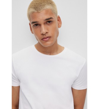 HUGO Confezione da 2 magliette rotonde bianche