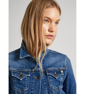 Pepe Jeans Thrift Jacke blau