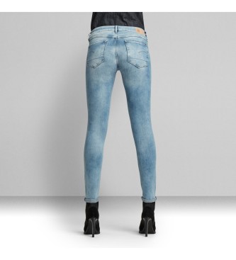 G-Star Kavbojke 3301 Mid Skinny blue