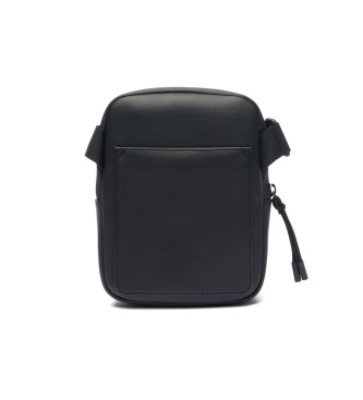 Lacoste Small flat messenger bag LCST black