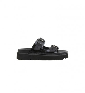 Pepe Jeans Sandali con doppia fibbia Pola Park neri