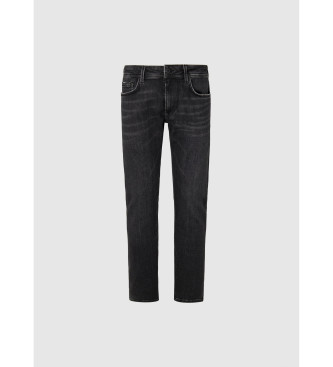 Pepe Jeans Jeansy Tapered czarne