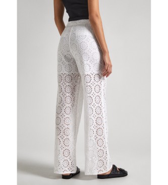 Pepe Jeans Maggy broek wit
