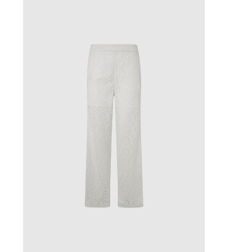 Pepe Jeans Maggy broek wit