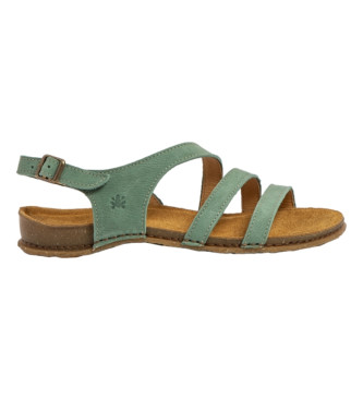 El Naturalista Pleasant Panglao turquoise leather sandals N5811
