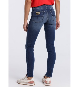 Lois Jeans Jeans: Low rise box - Skinny navy